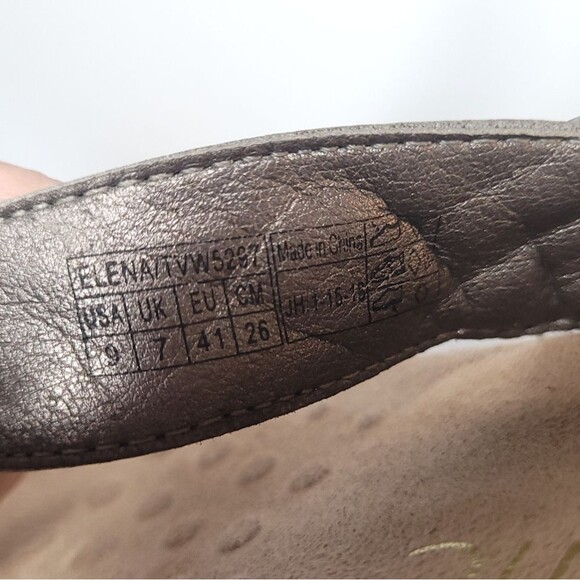 Vionic Elena Thong Sandals Silver Metallic Ring Detail Womens Size 9 - Picture 7 of 9